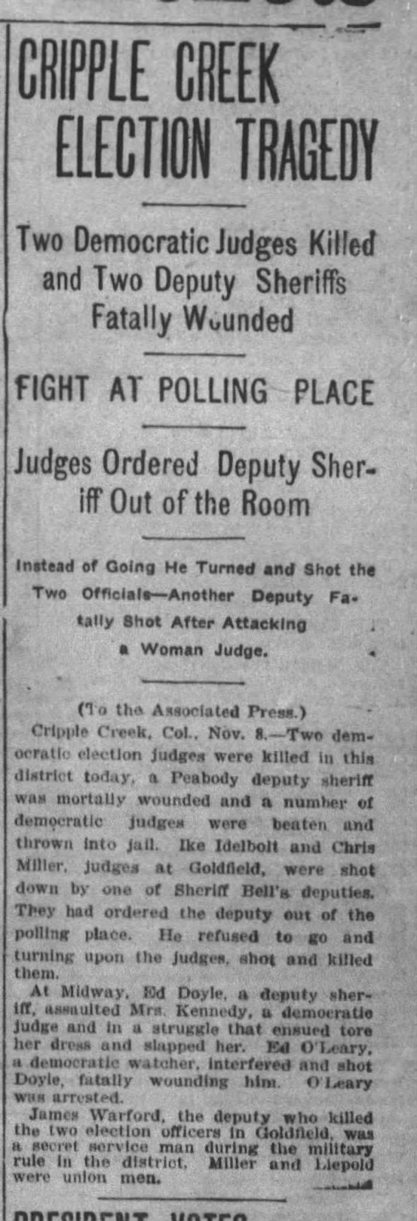 Clipping from The Lincoln Star